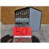 Image 1 : USA Cobalt Drill Set 1/16" to 1/2"