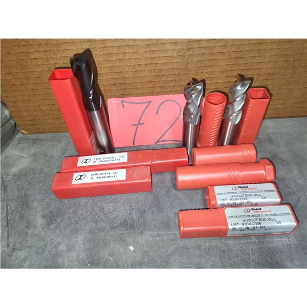 New HSS End Mill 20mm 4fl.- 3fl.- 2fl.