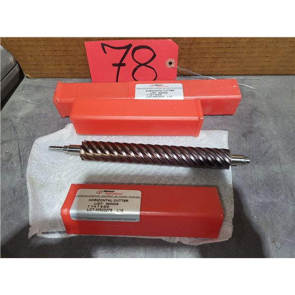 Set(2) of New HSS Horinzontal Cutter 1"1/4
