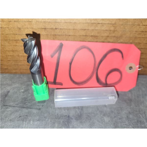 Solid Carbide End Mill 1/2" 4fl. Regrinded tip