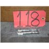 Image 1 : Set (2) of Solid Carbide End Mill 1/4" 4fl. Shank 3/8"