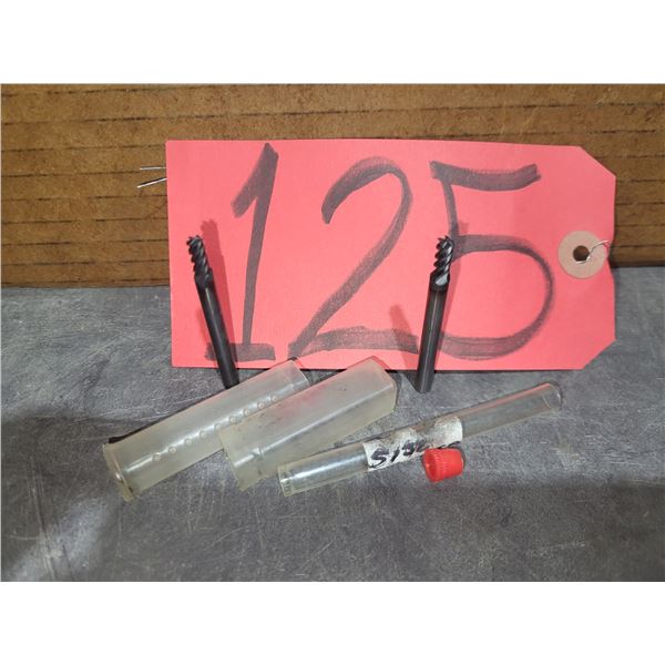 Set(2) of Solid Carbide End Mill 5/32" 5fl.