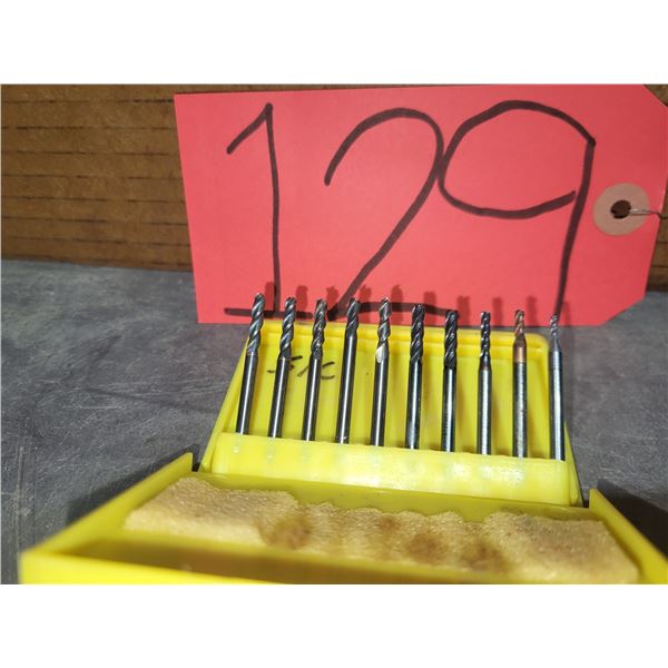 Box(10) of Assorted End Mill shank 1/8"