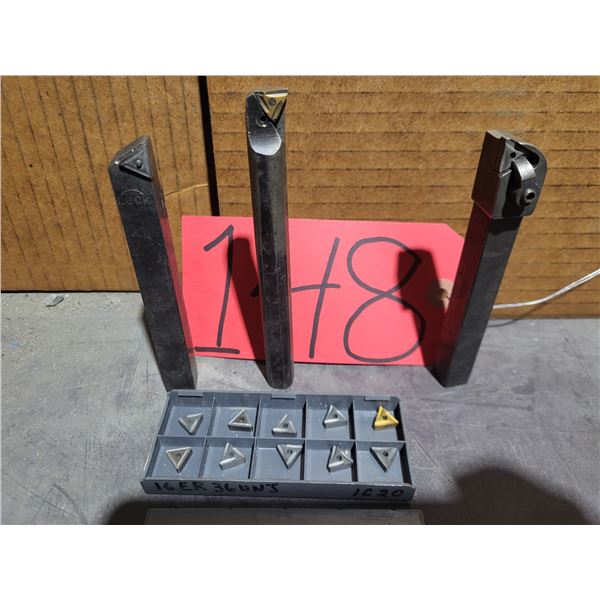 Set of Holder CARBOLOY & Boring Bar with Inserts(10)