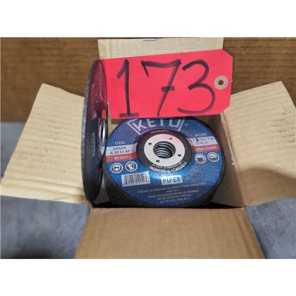 Box(25) of KETO 5" x 3/32" x 7/8" Grinding Disc