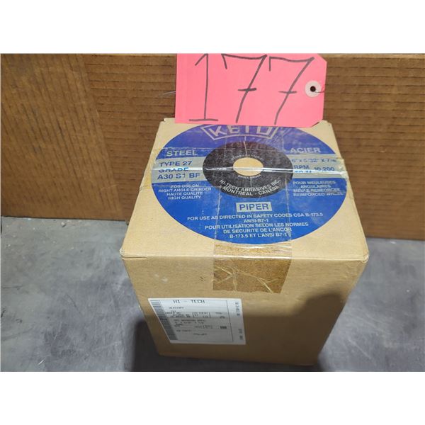 Box(25) of KETO 6" x 5/32" x 7/8" Grinding Disc