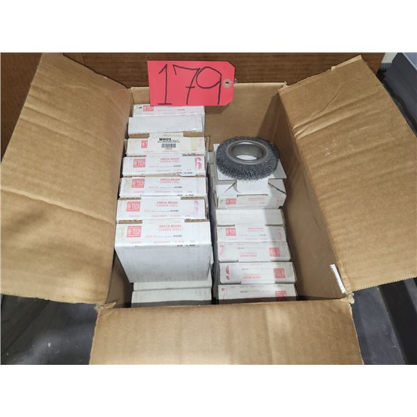 Box(29) of OMEGA Wire Brush Wheel 4" x 1/2"