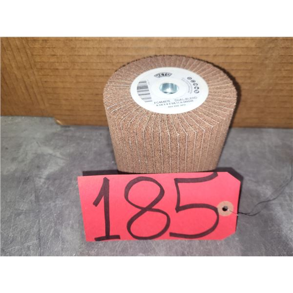 KETO Dual-Blend (scotch-Brite) Wheel 4"1/4 x 4" x 5/8"-11 (grinder)