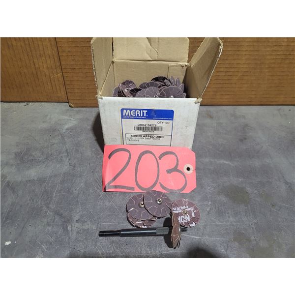 Box(100) of Overlap Disc with Mandrel