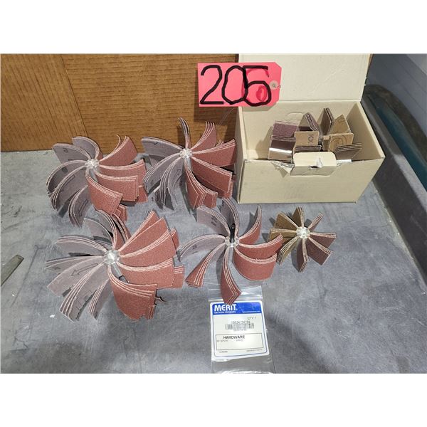 Lot of Assorted Sanding Tool with Mandrel