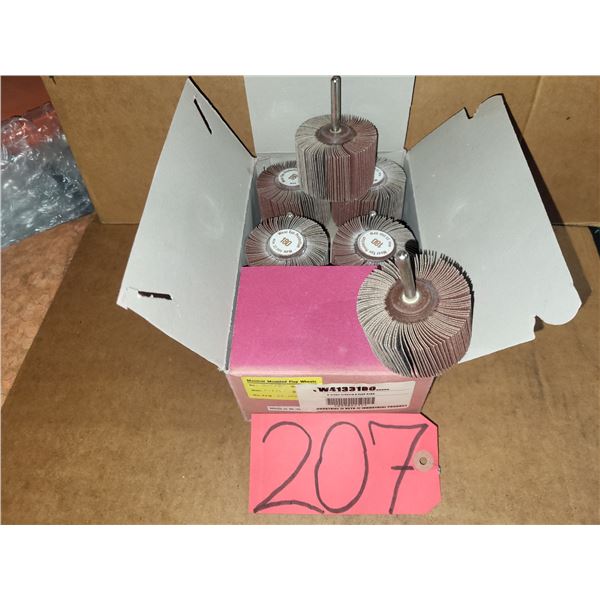 Box(10) of Flap Wheel 2"1/2 x 1"1/2 x 1/4" Gr.180
