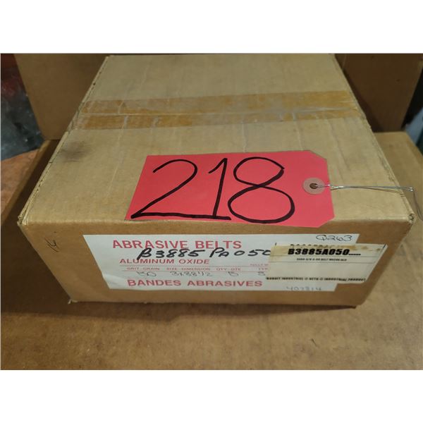 Box of Abrasive Belt(5) 3" x 88"5/8 Gr.50