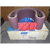 Image 1 : Box(10) of NORTON Abrasives Belt 4" x 54" Gr.36