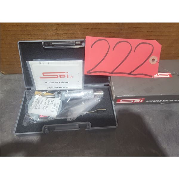 New SPI Micrometer 0-1" (garanty)