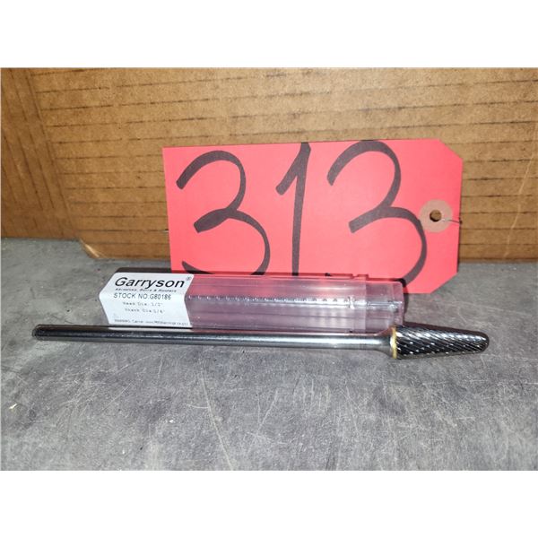 GARRYSON Long Carbide Burr shank 1/4" for Hard steel / Stainless steel