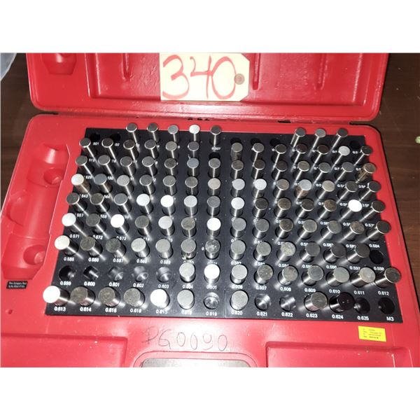 Incomplet Box of Pin Plug Gage .501" - .625"