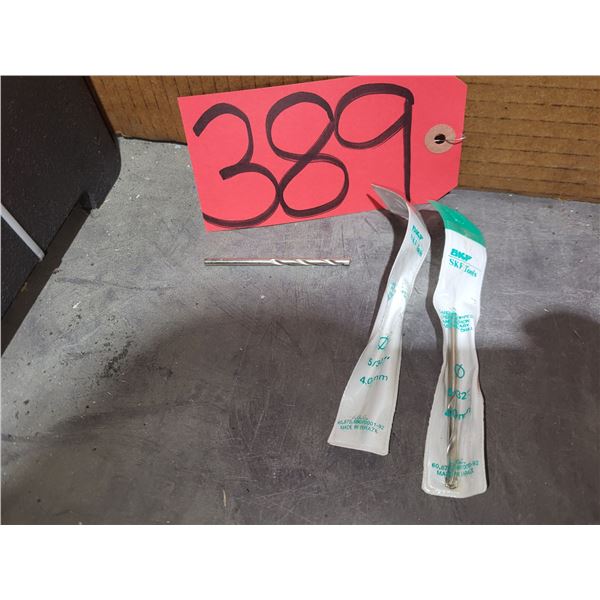 Set(2) of SKF Carbide Tipped Drill 5/32"