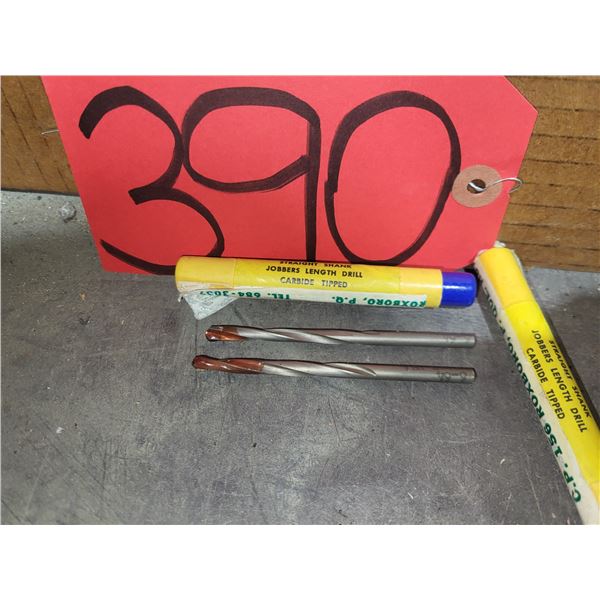 Set(2) of Morse Carbide Tipped Drill 11/64"
