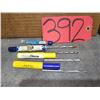 Image 1 : Lot(4) of Morse/Butterfield Carbide Tipped Drill #20-#23-#24-#26