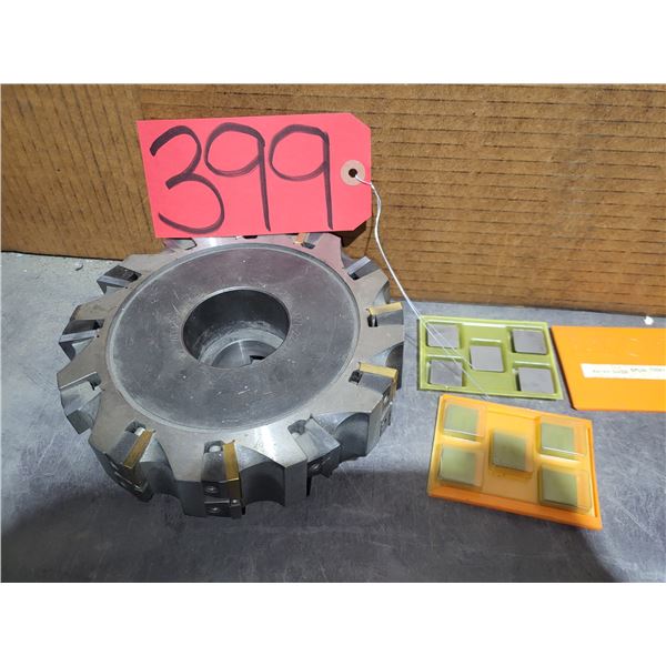 WIDIA/Valenite Fly Cutter 7" with Inserts(10) SPUN