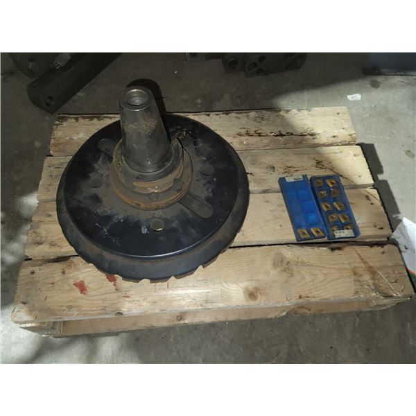ISO50 holder with FlyCutter 12" with Inserts