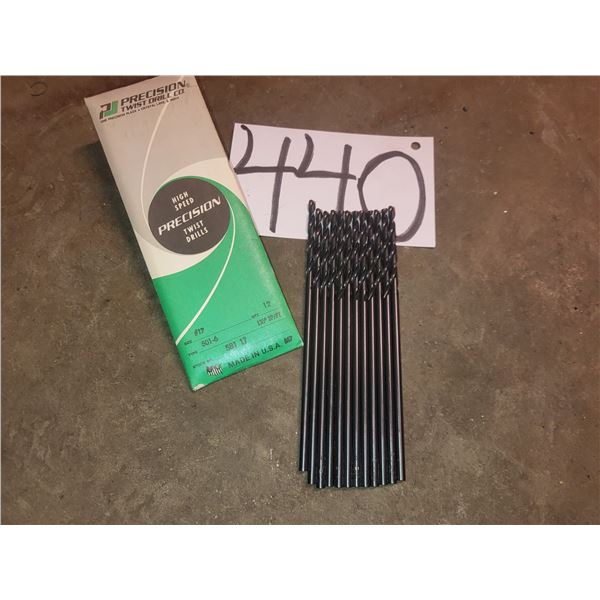 Lot(12) of Precision Twist Drill #17