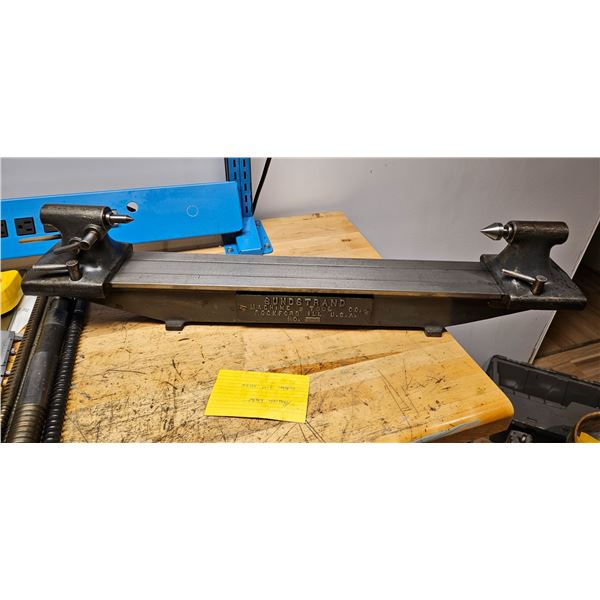 Sundstrand hand scrapped inspection bench center - 6x19'' capacity US made