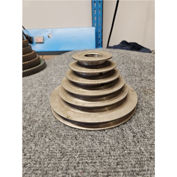 Press drill step pulley