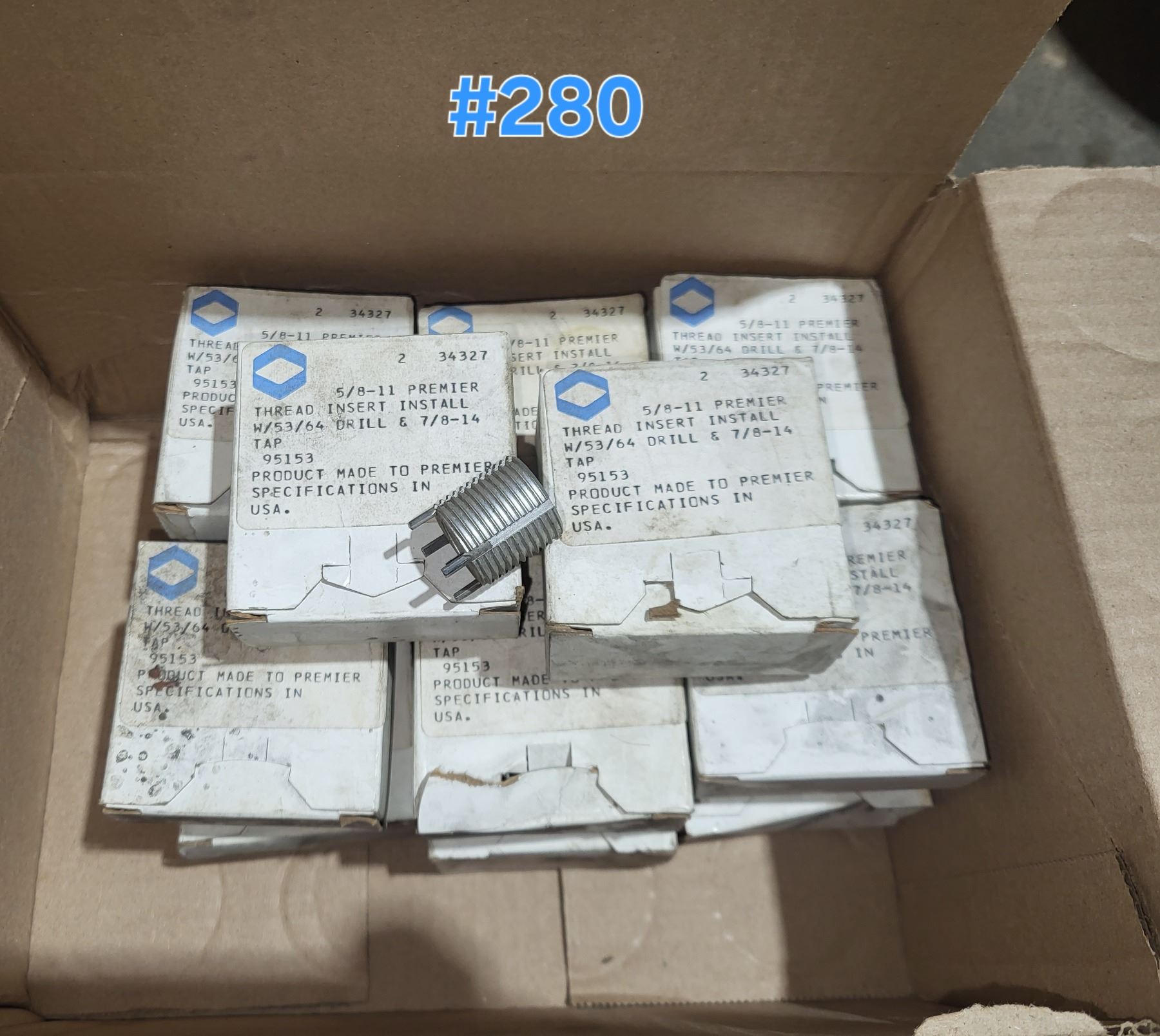 Thread Inserter Box Box with content (Thread Insert/helicoil)