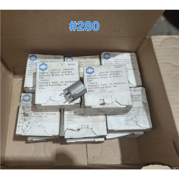 Box with content (Thread Insert/helicoil)