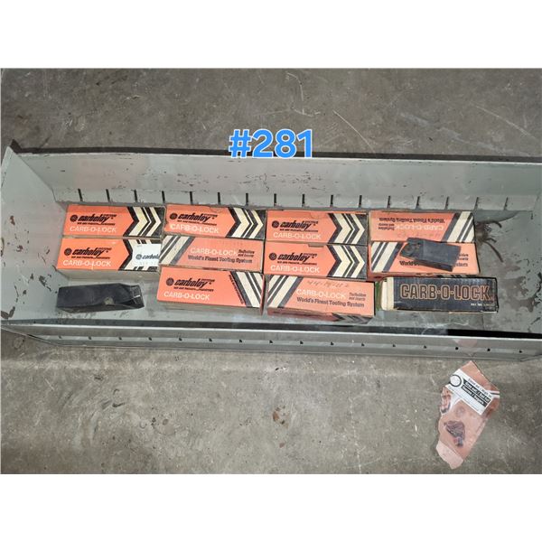 Box with content (Carboloy Carb-O-Lock)