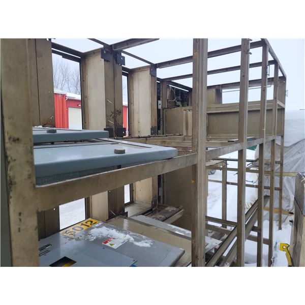 Steel Racking 56" x 186" x 96" (Etagere divisable pour rangement)