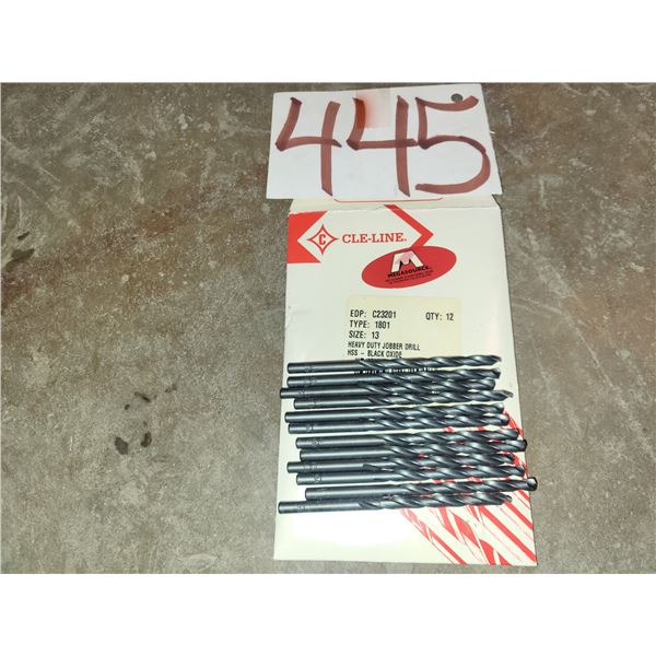 Lot(12) of CLE-LINE Drill #13