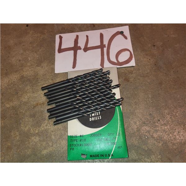 Lot(12) of Precision Twist Drill #6