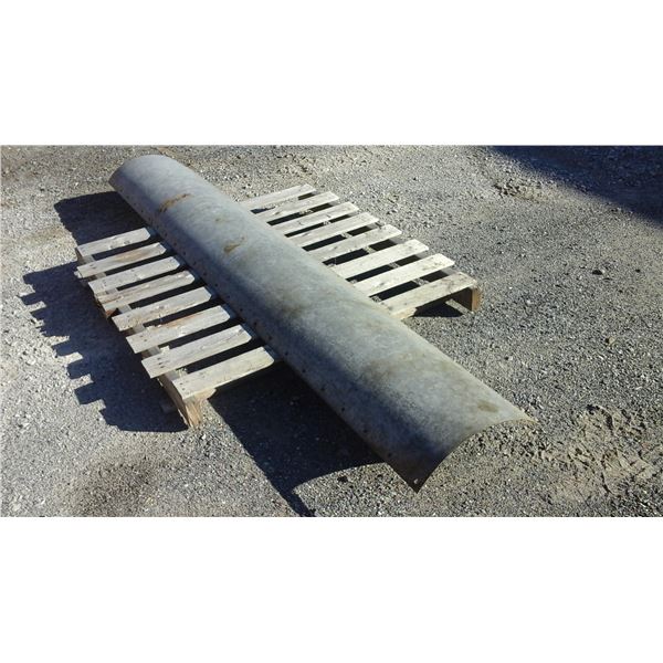 Plate 14 gage rouler 15 1/2" × 96" (possible lame à neige)