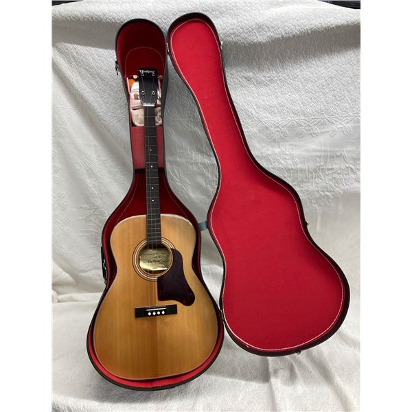 VINTAGE HARMONY H-4101 ACOUSTIC TENOR GUITAR WITH CASE