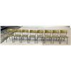 Image 1 : RARE SET OF EIGHT HOWELL MCM VINTAGE CHROME DINING CHAIRS 1960S -WOW!