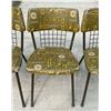 Image 4 : RARE SET OF EIGHT HOWELL MCM VINTAGE CHROME DINING CHAIRS 1960S -WOW!