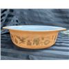 Image 21 : HUGE LOT OF VINTAGE PYREX DISHES IN THE EARLY AMERICAN 22-KARAT GOLD PATTERN