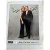 Image 2 : WHEEL OF FORTUNE AUTOGRAPHED VANNA WHITE AND PAT SAJAK PHOTOGRAPH AND AUTOGRAPHED PRIZE WEDGE