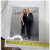 Image 7 : WHEEL OF FORTUNE AUTOGRAPHED VANNA WHITE AND PAT SAJAK PHOTOGRAPH AND AUTOGRAPHED PRIZE WEDGE