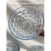 Image 12 : VINTAGE ANCHOR HOCKING SAPPHIRE BLUE BUBBLE DEPRESSION GLASS DINNERWARE - HUGE LOT!