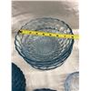 Image 16 : VINTAGE ANCHOR HOCKING SAPPHIRE BLUE BUBBLE DEPRESSION GLASS DINNERWARE - HUGE LOT!