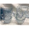 Image 5 : VINTAGE ANCHOR HOCKING SAPPHIRE BLUE BUBBLE DEPRESSION GLASS DINNERWARE - HUGE LOT!