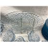 Image 9 : VINTAGE ANCHOR HOCKING SAPPHIRE BLUE BUBBLE DEPRESSION GLASS DINNERWARE - HUGE LOT!