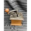Image 10 : ANTIQUE COLLECTION, FEATURING A WOODEN WASHBOARD, A CAST IRON AND WOODEN COFFEE GRINDER, A JASCO MET