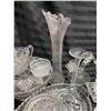 Image 5 : VINTAGE CUT GLASS AND CRYSTAL TABLEWARE