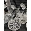 Image 7 : VINTAGE CUT GLASS AND CRYSTAL TABLEWARE