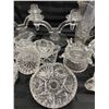 Image 8 : VINTAGE CUT GLASS AND CRYSTAL TABLEWARE