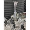 Image 9 : VINTAGE CUT GLASS AND CRYSTAL TABLEWARE